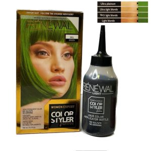 رنگ موی کالر استایل رنوال (سبز) m4 (green) حجم 150ml