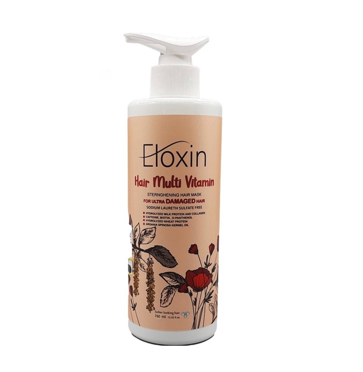 ماسک مو تقویت کننده الوکسین مدل مولتی ویتامین 400ml