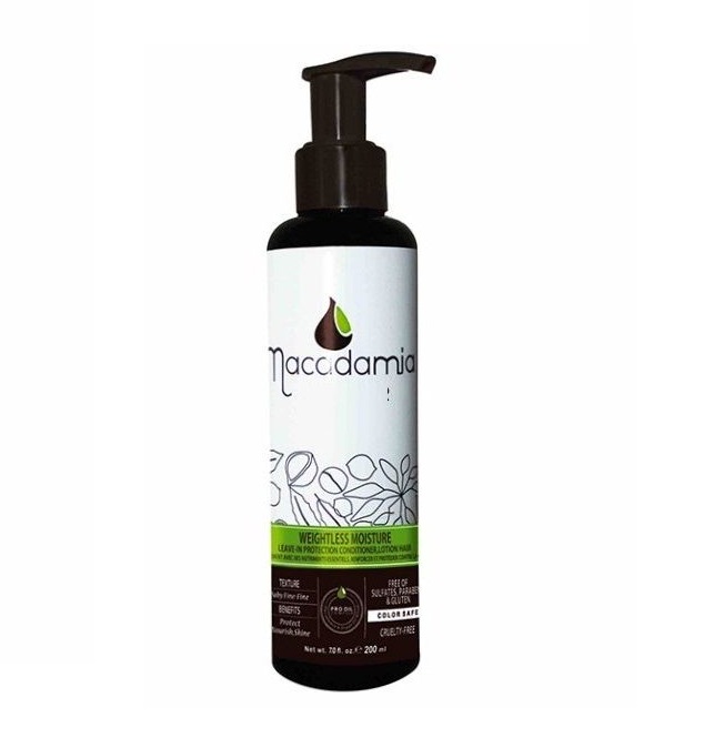 کرم مو ماکادمیا مدل 200ml Weightless Moisture